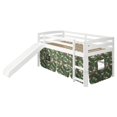 thumbnail image 2 of Chelsea Home Danny Camo Tent Loft Bed With Slide And Ladder 36ST-4700-WH-C, 2 of 2