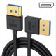 thumbnail image 1 of 8K60Hz 4K144Hz Video Audio Cord for Laptop PC Monitor,Right Bend, 1 of 5