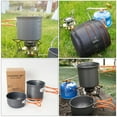 thumbnail image 4 of 1 Set Aluminium Alloy Camping Pot Folding Handle Outdoor Pot Picnic Cookware, 4 of 8