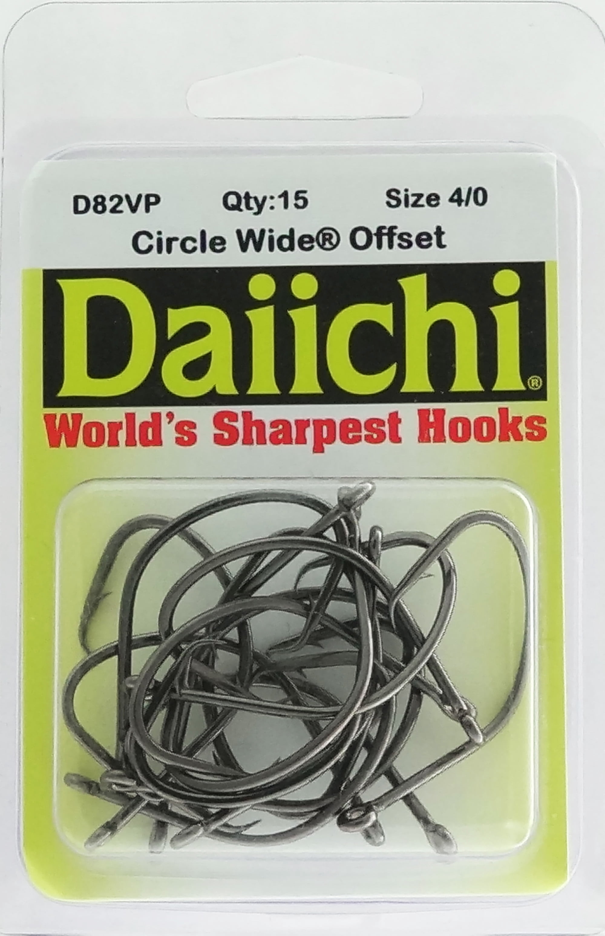 Daiichi Circle Wide Hook Black Nickel Size 4/0 16 ct.
