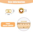 thumbnail image 2 of 1box 50pcs Rondelle Brass Spacer Beads Lead Free & Nickel Free & Cadmium Free Real 18K golden Plated 5x3mm Hole: 2mm, 2 of 5