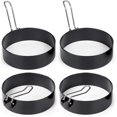 thumbnail image 1 of A-XINTONG 2PCS Nonstick Stainless Steel Fried Egg Shaper Pancake Mold Kitchen Utensil for Creative Breakfast Frying Egg Ring Omelette Mold Cooking Tools Kitchen Accessories Gadget, 1 of 7