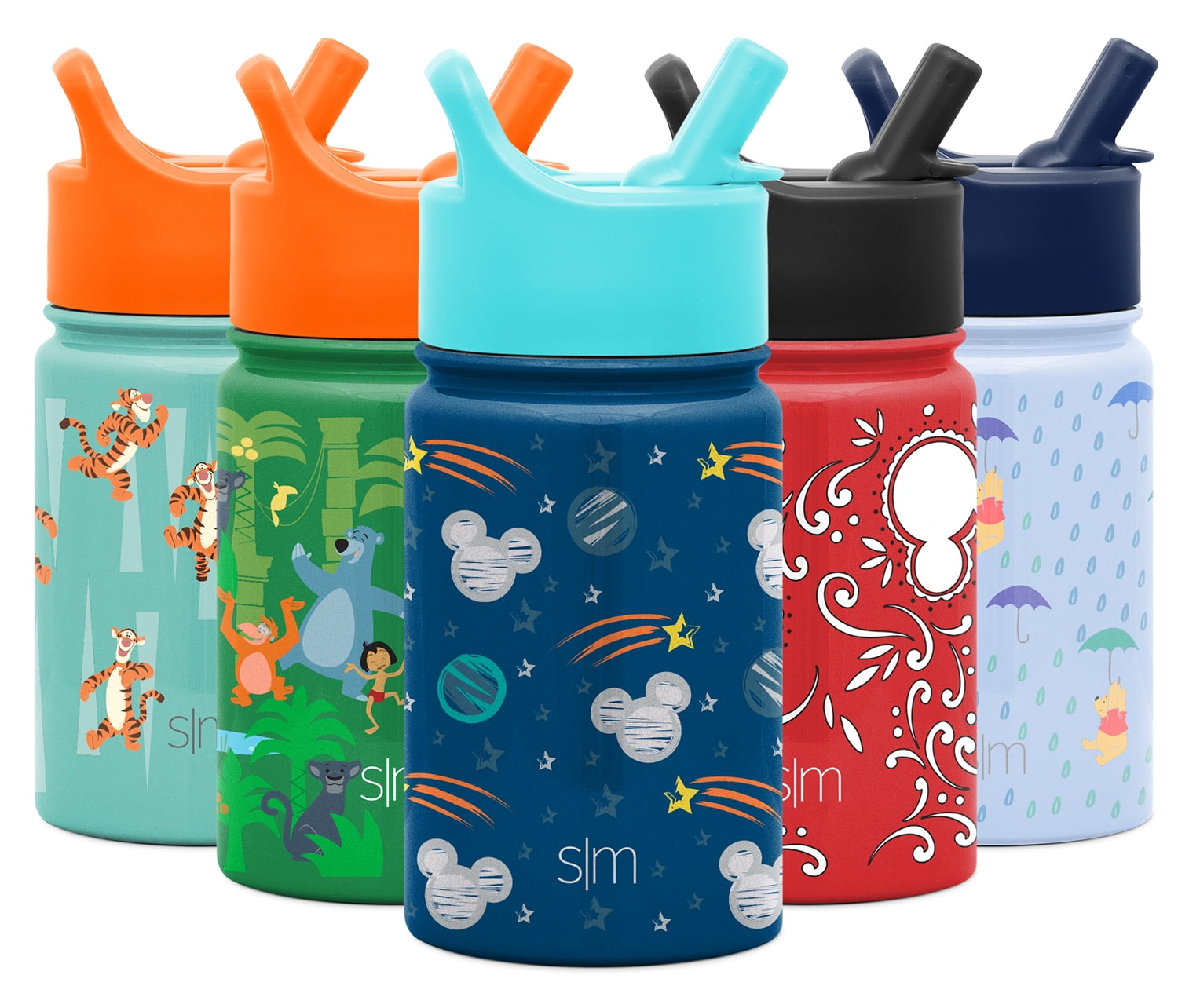 Simple Modern 10oz Summit Kids Water Bottle Thermos with Straw Lid Dishwasher Safe Vacuum Insulated Double Wall Tumbler Travel Cup 18/8 Stainless Steel Shark Bite 