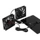 thumbnail image 4 of Kit de Ventilador de Panel Solar, Ventilador Solar de 10 W 12 V, Ventilador de Escape PortáTil Impermeable para Exteriores con Cable de 2 M de, 4 of 6