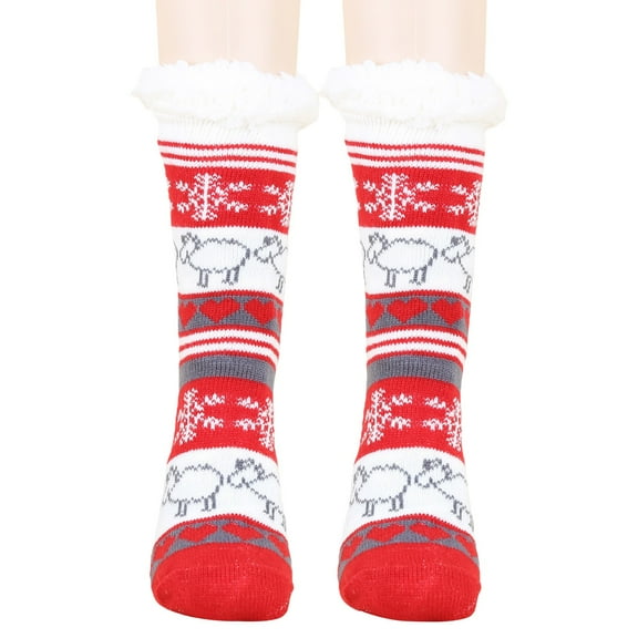 CYSFASHION Christmas Gift Ankle Socks for Women Fall Fashion Must Haves Animal Socks Breathable Ruffle Toe Seamed Women's Socks White