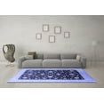 thumbnail image 3 of Ahgly Company Indoor Round Oriental Blue Traditional Area Rugs, 8' Round, 3 of 4