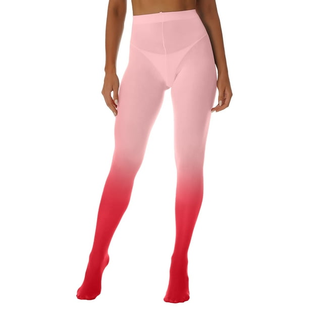 nsendm Female Pants Adult Extra Long Leggings for Tall Women Womens Sexy  Hollow Out Mesh See Through Long Pants Gradient Color Big and Tall(Pink,  One Size) 