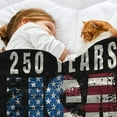 thumbnail image 4 of 250th Years Anniversarys of Freedoms US 1776-2026 Fall Throw Blanket Bed Blanket Vintage Throw Blanket for Preschool, 4 of 10