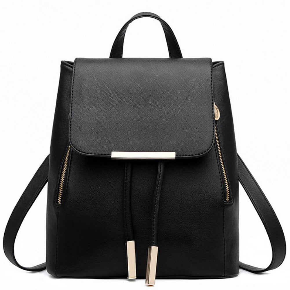 Women's PU Leather Backpack Shoulder Bag Rucksack Travel Bag by