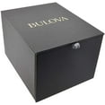 thumbnail image 4 of Bulova Men's Automatic Black Leather Strap Watch 96A234, 4 of 7