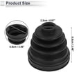 thumbnail image 4 of Unique Bargains No.31256351 Inner CV Joint Boot Kit with Clamps for Volvo C30 2007-2013, 4 of 7