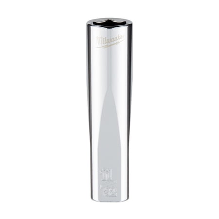 UPC: 0045242565351 | Milwaukee-45-34-9017 1/4 in. Drive 11/32 in. SAE 6-Point Deep Socket