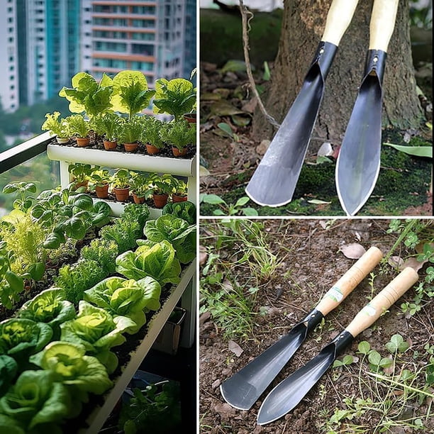 Truelle De Jardin Acier Inoxydable Ergonomique - Pelle Multifonction Pour Plantation Désherbage Camping