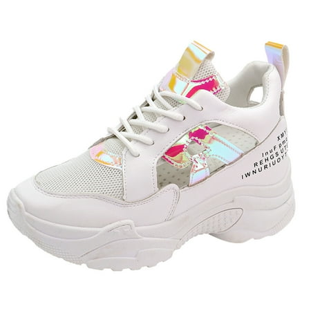 

ZHAGHMINcasual Slip On Shoes For Womenbreathable Shoes Shoes Mesh Wild Casual Women Hollow Fashion Summer Thick-Soled Women S Casual Shoes Casual Shoes Women Low Heel Women Casual Shoes Wide Width W