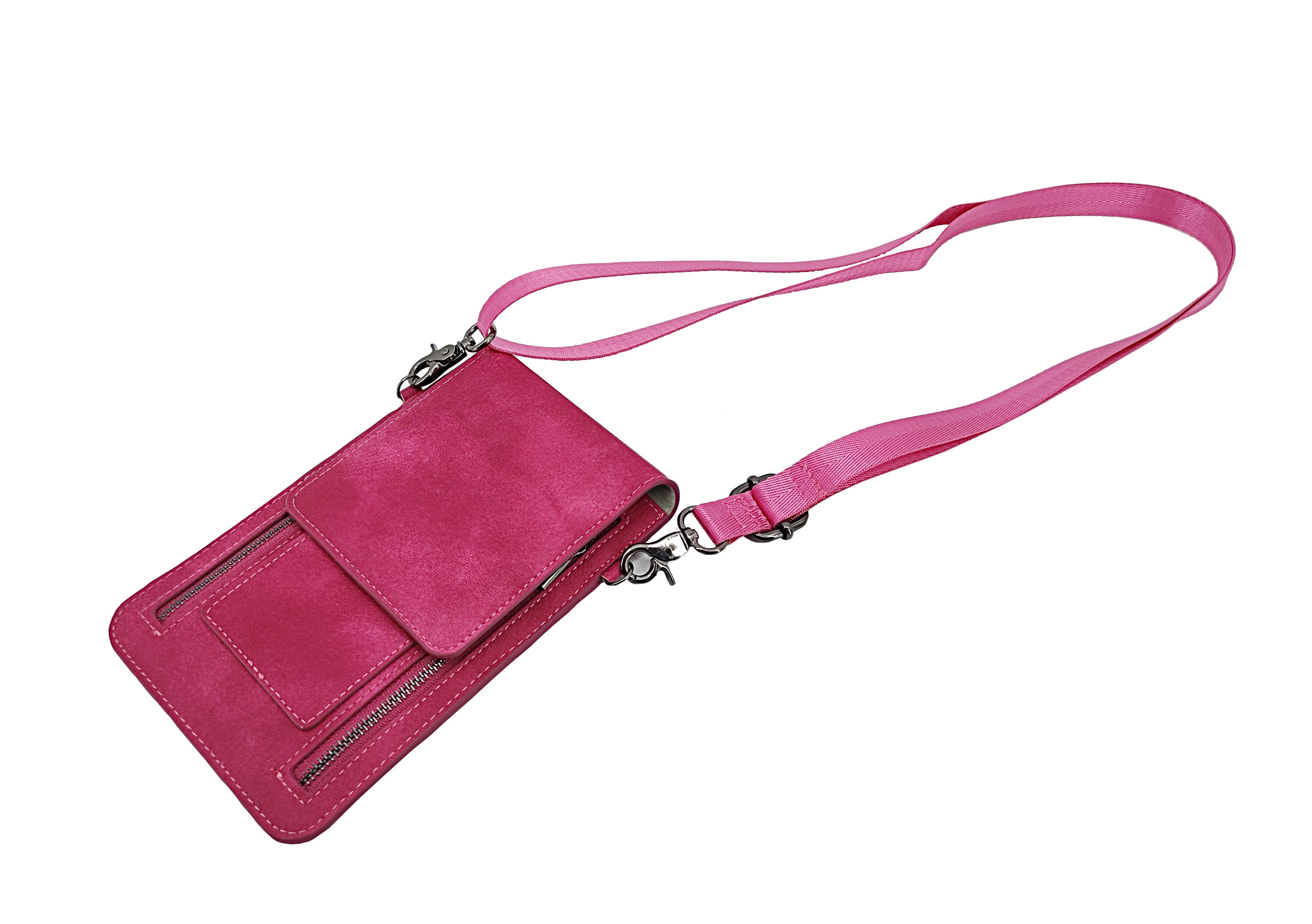 Fixturedisplays Cell Phone Purse Shoulder Bag Women Girl Sythetic Suede Leather Tan Color Handbag with Adjustable Strap 15355-tan