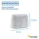 thumbnail image 4 of Filtros de Agua de Carbón Keurig Blancos de Repuesto diarios, 4 of 8