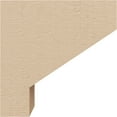 thumbnail image 3 of 2"W x 4"D x 4"H Classic Clemmons Rough Cedar Woodgrain TimberThane Corbel, Primed Tan, 3 of 6