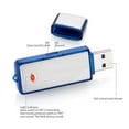thumbnail image 2 of KSRplayer Grabadora de Voz Portátil de Audio Digital de 32GB, Unidad Flash USB, Azul, 2 of 8