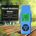 thumbnail image 2 of TFixol Testeur d'Humidité Portable en Bois avec Grand Écran LCD, Compensation de Température Automatique, et Sélection de Type Bois - Bleu (Piles Non Incluses), 2 of 6