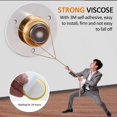 thumbnail image 5 of Protector de pared para tope de puerta – [paquete de 6] Protectores de pared de goma suave silenciosos de 1,8 pulgadas con pegatina autoadhesiva 3M para proteger los pomos de las puertas de las puerta, 5 of 5