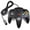 Black, variant on N64 Gaming Classic Controller, LUXMO Retro N64 Wired Gaming Gamepad Controller Joystick for N64 System Home Video Game Console（Black）
