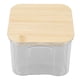 thumbnail image 5 of Contenedor Hermético De Almacenamiento De Alimentos, Frasco De Almacenamiento De Alimentos Con Sellado Seguro Y Transparente Con Tapa De Bambú Para Cocina Para Azúcar, 5 of 7
