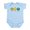 Sky Blue, variant on CafePress - Peace Love Geophysics Infant Bodysuit - Baby Light Bodysuit, Size Newborn - 24 Months