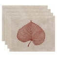 thumbnail image 1 of Simply Daisy 18" x 14" Leaf Study Floral Print Placemat, 1 of 2