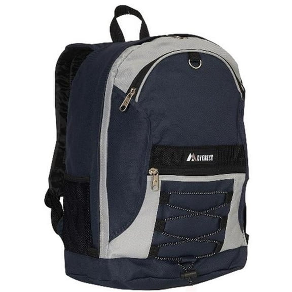 Everest  17 in. Two-tone Backpack with Mesh Pockets