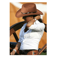 thumbnail image 3 of Sombrero Vaquero Occidental Texano Unisex Marron, 3 of 5