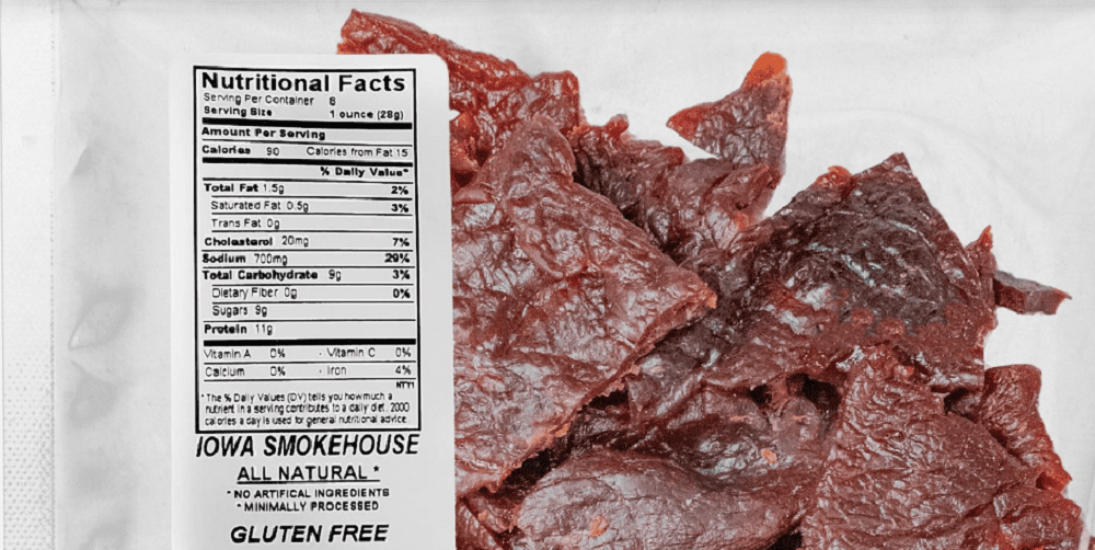 IOWA SMOKEHOUSE Ranch Hand Sweet Teriyaki Beef Jerky 8 oz Packet