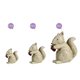 thumbnail image 4 of 3 Piezas de Flores Miniatura Casa de Muñecas Bonsai Garden Decor Squirrel Soledad Miniatura, 4 of 6