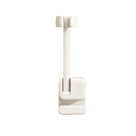 Soporte para secador de pelo Lazyman, versión para baño, sin necesidad de taladrar, estante giratorio para guardar las manos, soporte para conducto de aire