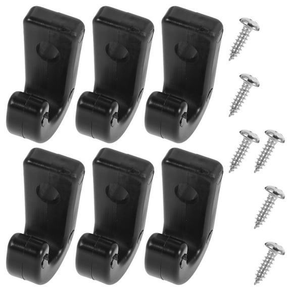 GARVALON J-Hooks 6Screws Included for Paddle Storage Kayak Accessories Multi-Function Use
