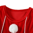 thumbnail image 6 of BULLPIANO Todder Girl Christmas Outfits Sleeveless Tutu Dress with Hood Cape Set Baby Party Fancy Dress 2Pcs Xmas Outfit Set, 6 of 8