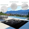 thumbnail image 4 of Fsddascl Cute Dog Outdoor Rug for Patio/Deck/Porch, Non-Slip Large Area Rug 4 x 6 Ft, Black Pet Retro Picture Indoor Outdoor Rugs Washable Area Rugs, Reversible Camping Rug Carpet Runner, 4 of 5