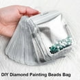 thumbnail image 5 of 50-Pack Diamond Painting Bead Storage Bags, Reusable Sealed Ziplock Organizer for Sewing Crafts & Small Items, Durable with 1 Loose-Leaf Ring, 5 of 5