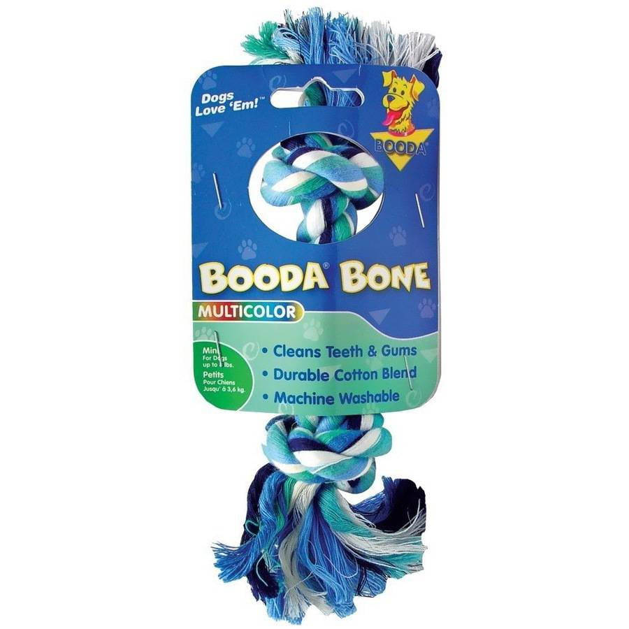 Photo 1 of 2 pc Booda Multi Color 2-Knot Rope Bone Dog Toy, X-Small
