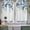 White, variant on Vintage Navy Blue Roses Tier Curtains 24 Inch Length, Spring Floral Elegant Pastoral Retro Cafe Short Curtains for Bathroom Sink, Small Kitchen Curtain Light Filtering Drapes 2 Panels 27.5"Wx24"L