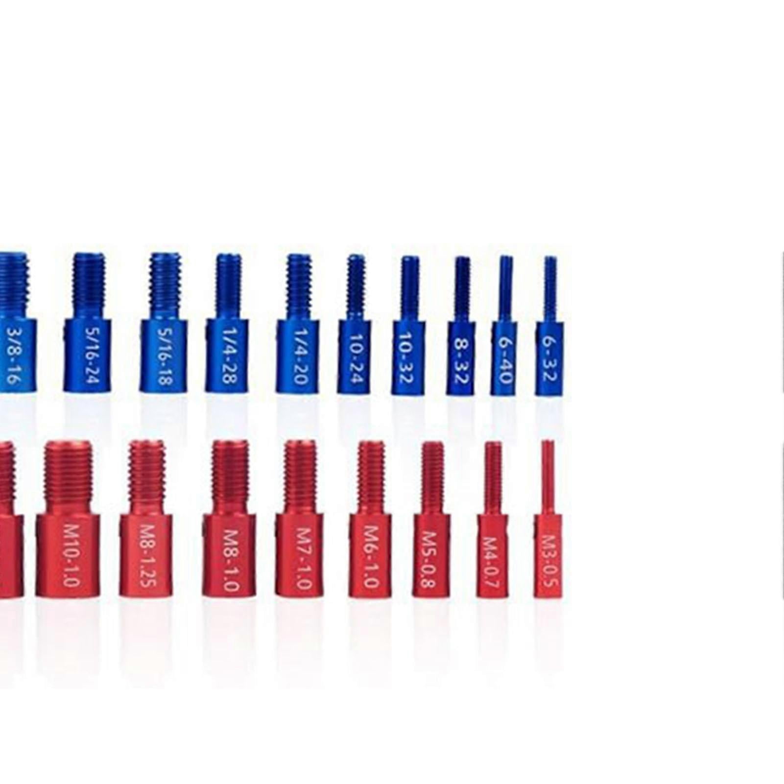 Mens Gadgets 44PCS Nut And Bolt Thread Checker Thread Gauge SAE