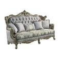 thumbnail image 4 of ACME Miliani Sofa W/5 Pillows, Fabric & Antique Bronze Finish, 4 of 5