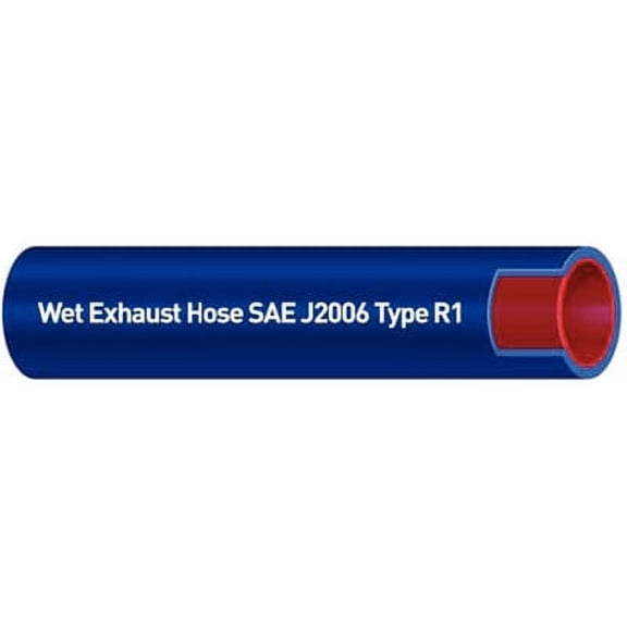 New Nautiflex Silicone Exhaust Hose Blue - Series 202 shields 116-202-5000-36 5" ID 4.862" OD Length 3'