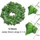 thumbnail image 5 of Guirnalda de hiedra artificial de 12 piezas, hiedra colgante artificial con 100 luces LED, 5 of 5