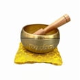 thumbnail image 4 of Brass Singing Bowl for Meditation & Sound Healing | Traditional Tibetan Style | Deep Resonance | Ideal for Yoga, Mindfulness & Spiritual Use (4.5 inch), 4 of 4