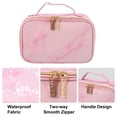 thumbnail image 3 of Unique Bargains Floral Makeup Bag Zipper Flower Cosmetic Pouch Pink, 3 of 7