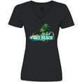 thumbnail image 3 of Inktastic Vero Beach Florida Vacation Women's V-Neck T-Shirt, 3 of 5