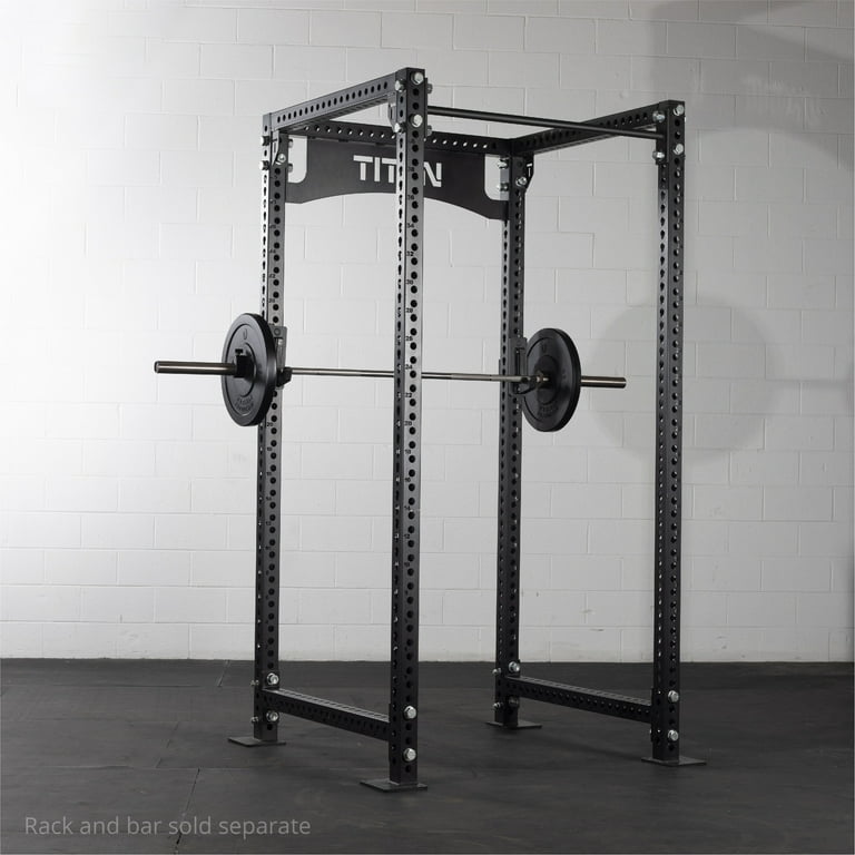 Titan Fitness Pair 25 LB Black Economy Olympic Bumper Plates Rubber with Steel Insert Walmart