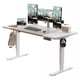 thumbnail image 1 of Escritorio Elevable de Altura Ajustable 140x61 cm – Mesa de Trabajo Ergonómica para Oficina en Casa con Estructura Metálica Robusta, Superficie Amplia y Diseño Moderno | ORZEL, 1 of 9