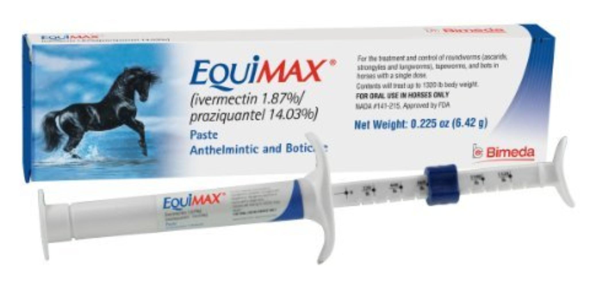 EquiMAX Paste Horse DeWormer, Offers broadspectrum parasite control