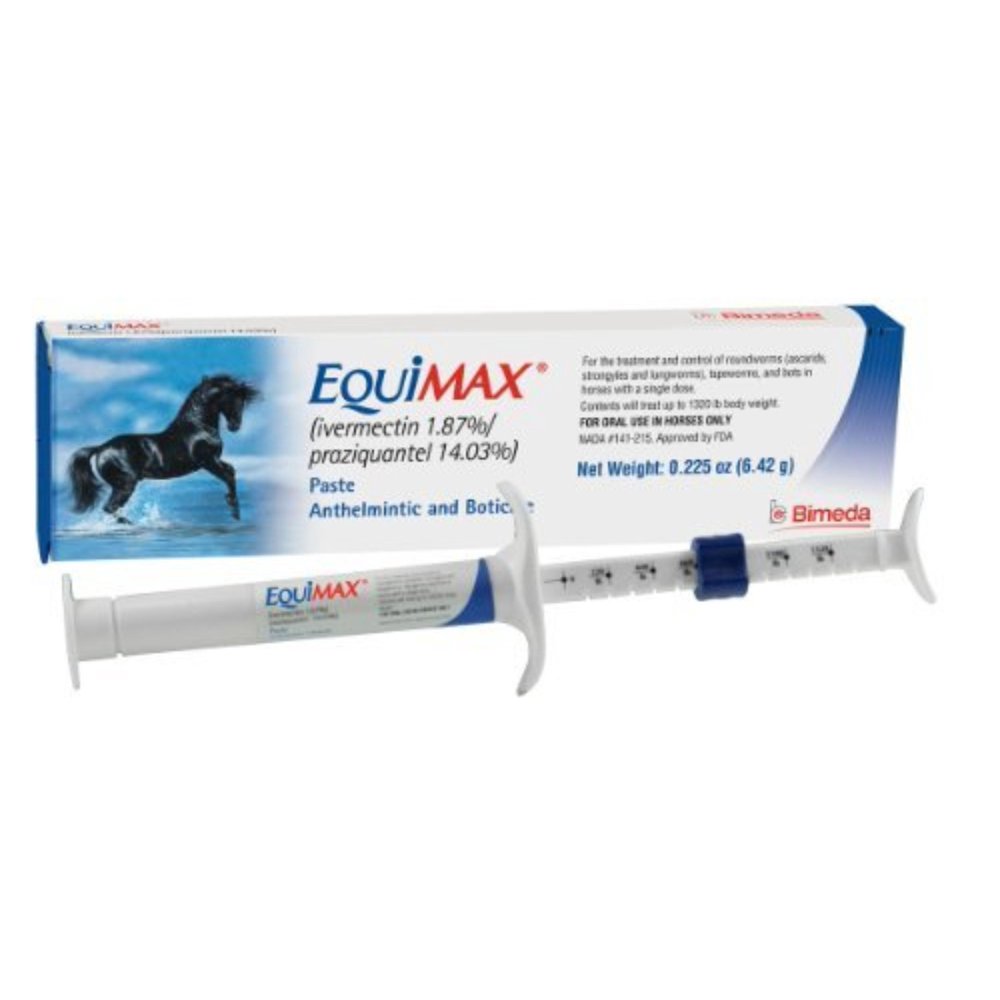 EquiMAX Paste Horse DeWormer, Offers broadspectrum parasite control